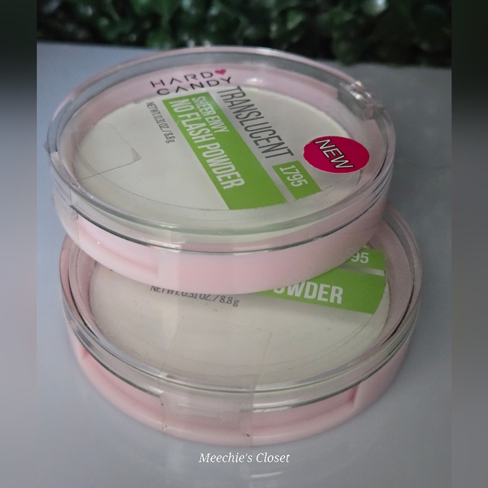 NEW HARD CANDY Two Translucent Sheer 1795 No flash powder 0.31oz Sealed X2